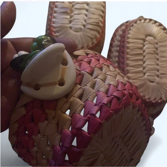 Handwoven Multicolor Basket Set - Picture 3 of 3